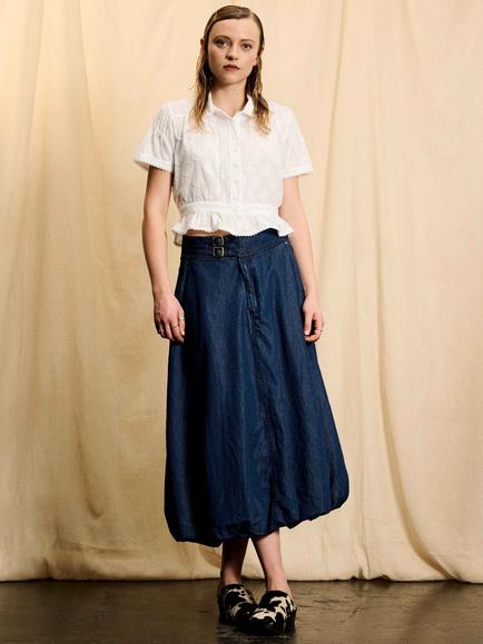 Brora Skye The Cotton Spot Short Sleeve Shirt, White - view 2, White