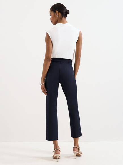Phase Eight Keri Skinny Cropped Trousers, Navy - view 2, Navy