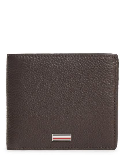 Tommy Hilfiger Leather Bifold Wallet, Brown, Brown