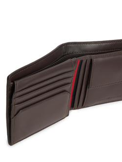 Tommy Hilfiger Leather Bifold Wallet, Brown - view 2, Brown