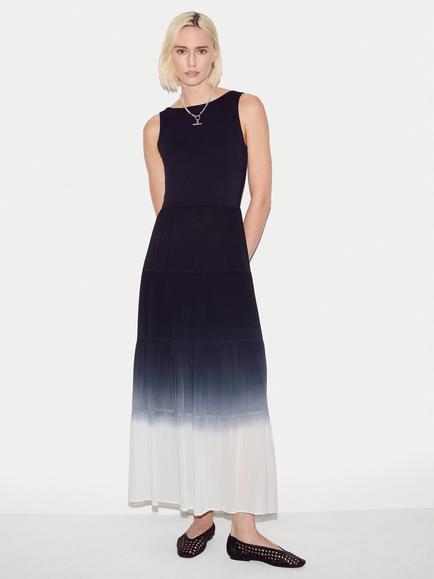 Jigsaw Ombre Tiered Tank Dress, Navy, Navy
