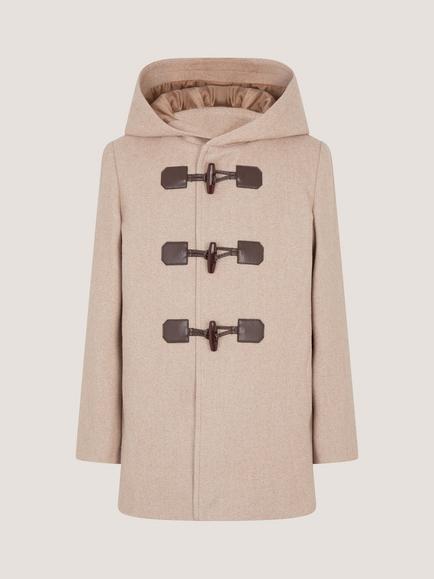 Monsoon Kids' Tailored Duffle Coat, Oatmeal, Oatmeal