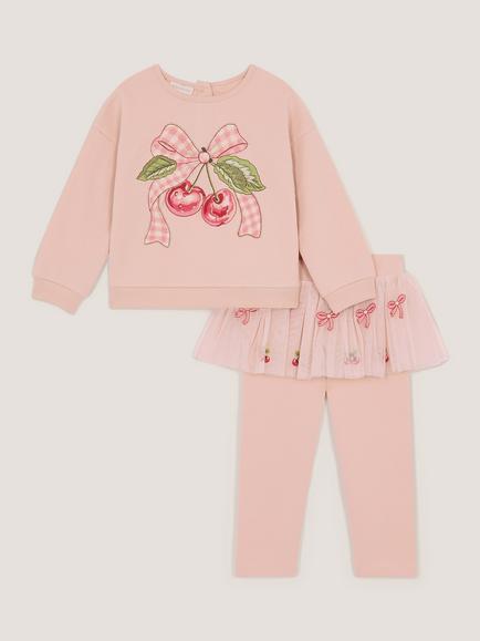 Monsoon Baby Mon Cheri Tutu Set, Pink - view 2, Pink