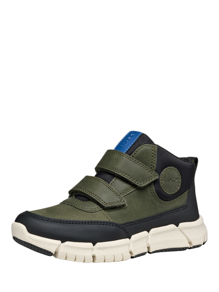 Geox Kids' Flexyper Ankle Boots, Military - view 2, Military