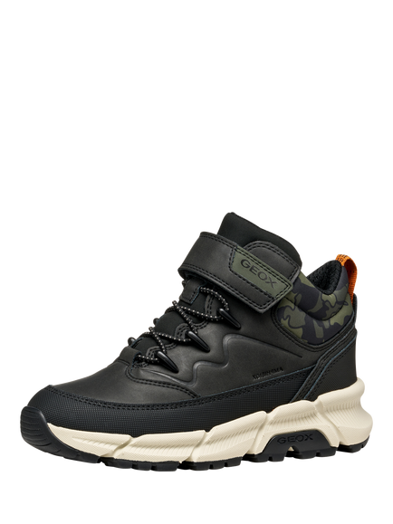 Geox Kids' Flexyper Plus ABX Boots - view 2, Black/Military