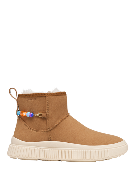 Geox Kids' Laquinny Ankle Boots, Whisky, Whisky