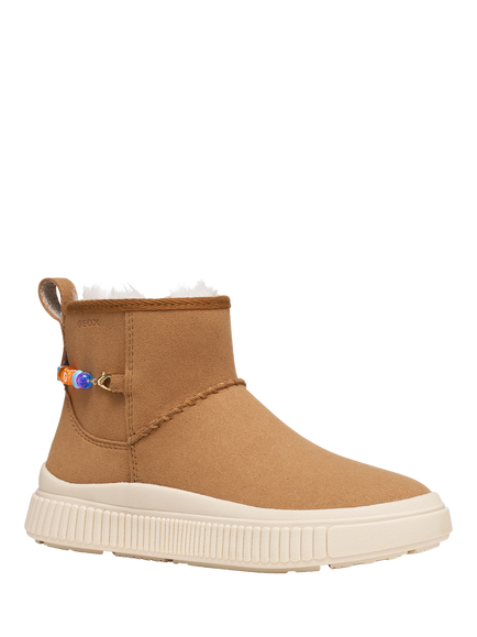 Geox Kids' Laquinny Ankle Boots, Whisky - view 2, Whisky