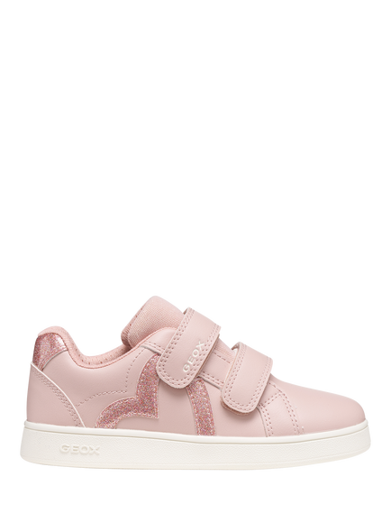 Geox Kids' Eclyper Low-Cut Trainers, Rose, Rose