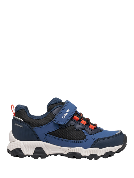 Geox Kids' Magnetar ABX Trainers, Avio/Navy
