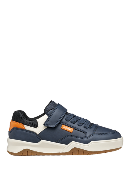 Geox Kids' Perth Trainers, Navy, Navy