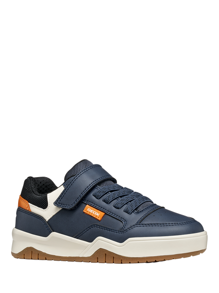 Geox Kids' Perth Trainers, Navy - view 2, Navy