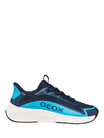 Geox Kids' Pro-Ran Fast In Trainers, Navy/Azure