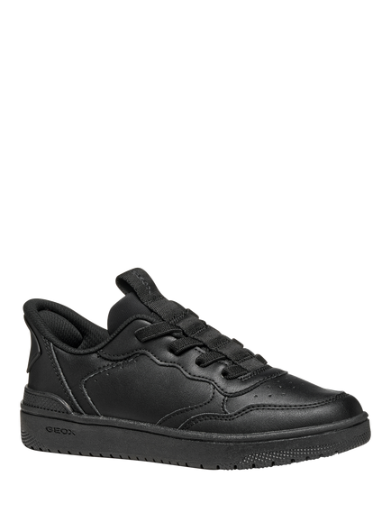 Geox Kids' Washiba Fast In Uniform Trainers, Black - view 2, Black