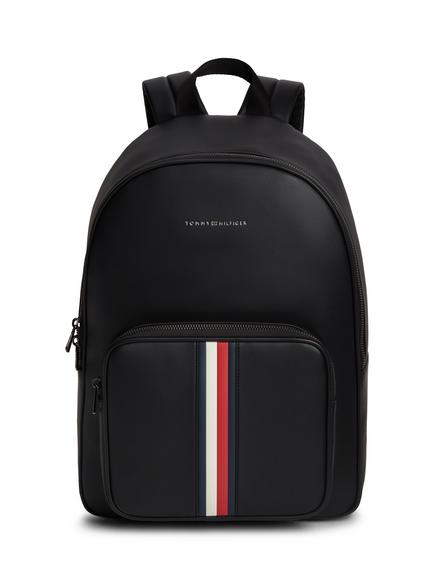 Tommy Hilfiger Metro Dome Backpack, 15L, Black, Black