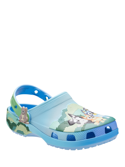 Crocs Kids' Bluey Best Buddies Classic Clogs, Blue  Multi - view 2, Blue  Multi