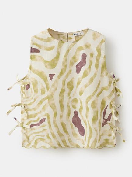 Mango Kids' Blouse, Raw, Raw