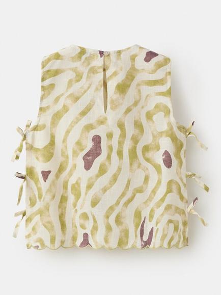 Mango Kids' Blouse, Raw - view 2, Raw