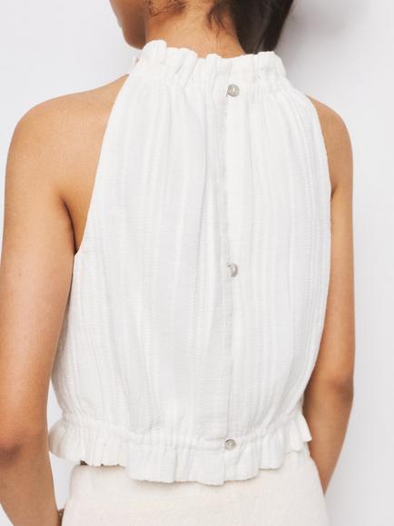 Mango Kids' Blouse, White - view 2, White