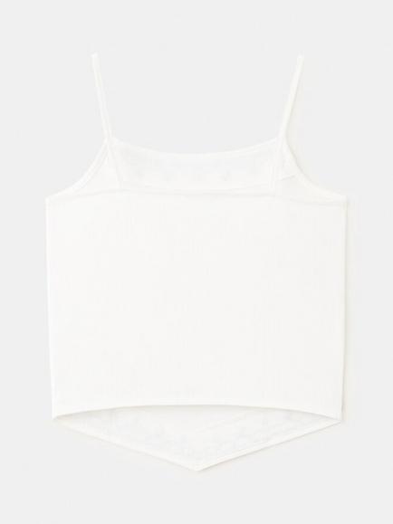Mango Kids' Handkerchief Top, Off White - view 2, Off White