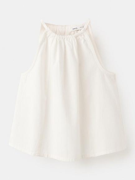 Mango Kids' Swing Top, White, White