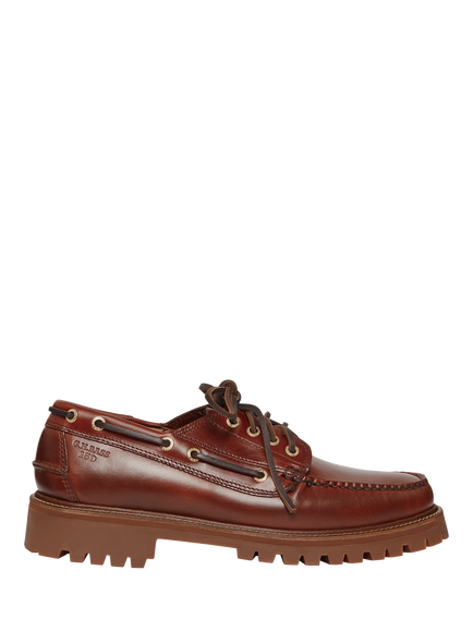 G.H.BASS Anniversary Ranger Moc Leather Shoes, Dark Brown, Dark Brown