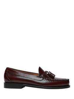 G.H.BASS Weejuns Larkin Leather Tassel Loafers, Wine, Wine