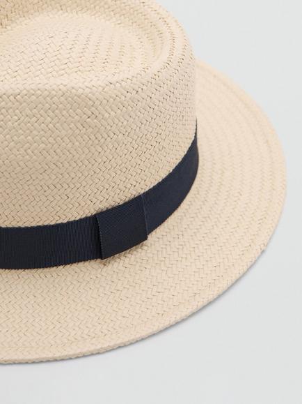 Mango Fedora Hat, Raw - view 2, Raw