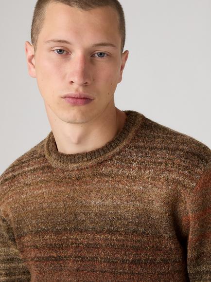 Levi's Presidio Crew Neck Jumper, Boucle Coffee Boucle - view 2, Boucle Coffee Boucle