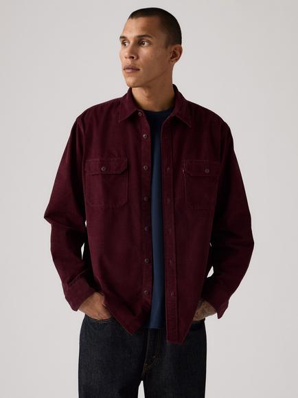 Levi's Jackson Worker Overshirt, Vineyard Wine, Vineyard Wine
