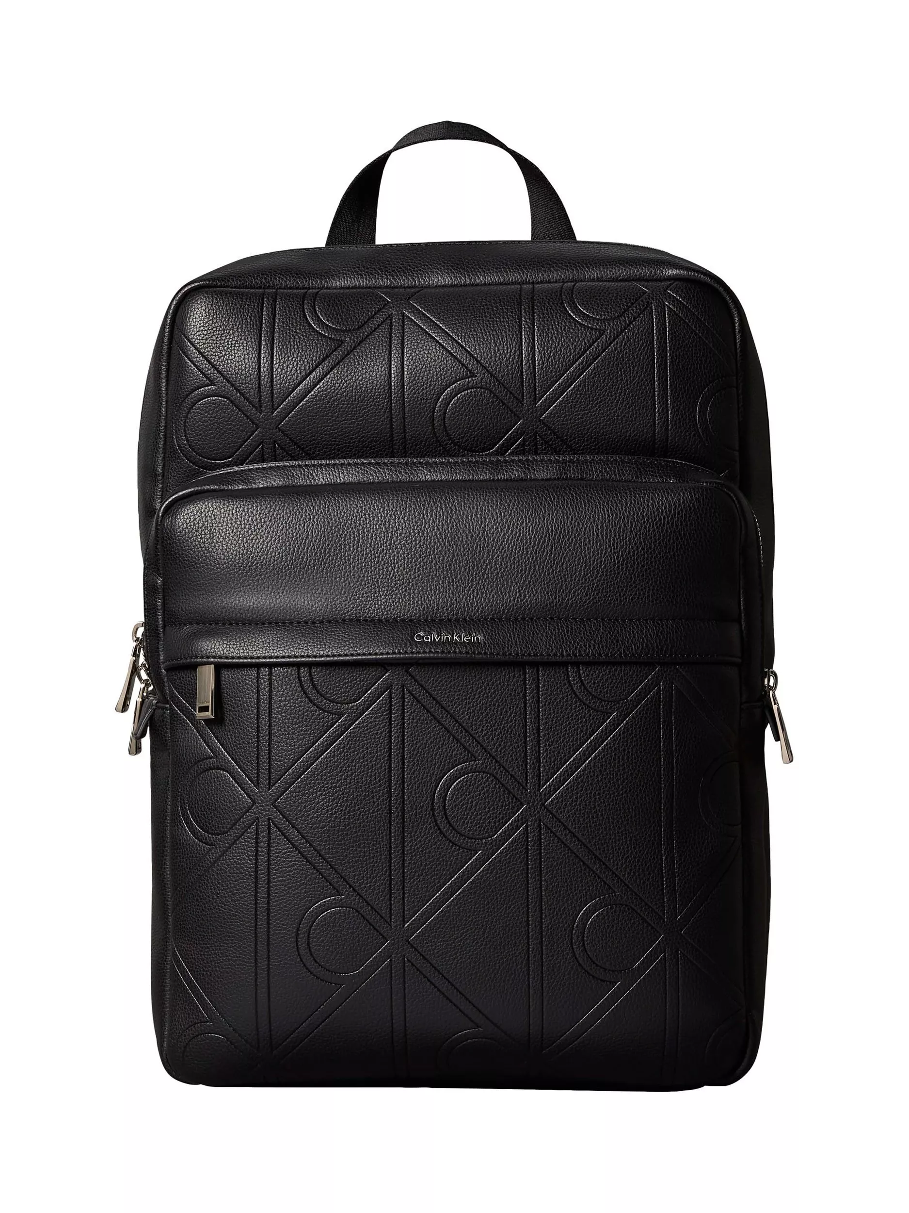 Calvin Klein Emblem Logo Backpack, Black