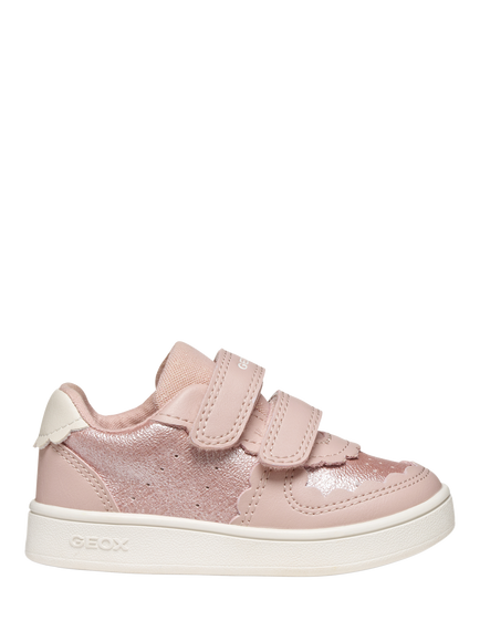 Geox Kids' Eclyper Trainers, Light Rose, Light Rose