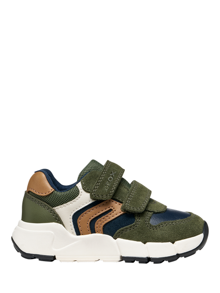 Geox Baby Flexyper Mini Trainers, Musk/Cognac, Musk/Cognac