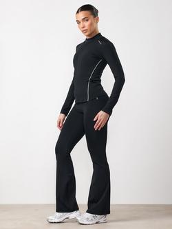Gym King Knockout Full Zip Funnel Neck Sweatshirt, Black - view 2, Black
