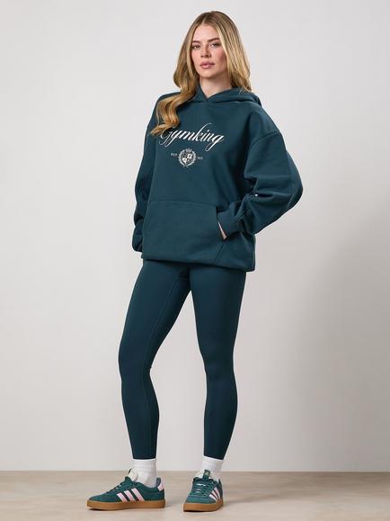 Gym King Oversized Hooded Sweatshirt, Classic Teal, Classic Teal