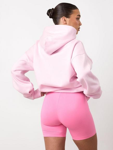 Gym King Hooded Fleece Branded Sweatshirt, Soft Pink/Pink - view 2, Soft Pink/Pink