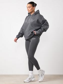 Gym King Cotton Blend Leggings, Grey/Hyacinth, Grey/Hyacinth