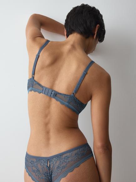 Triumph Comfort Allure Half-Padded Bra, Indigo Veil - view 2, Indigo Veil