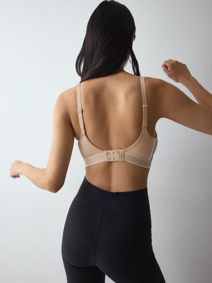 Triumph Triaction Cardio Breeze N Sports Bra, Tender Beige - view 2, Tender Beige