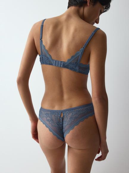 Triumph Comfort Allure Brazilian Knickers, Indigo Veil - view 2, Indigo Veil