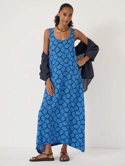 HUSH Ziva Maxi Dress containing LENZING™ ECOVERO™ Viscose, Shell Blue, Shell Blue