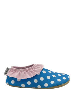 Slipfree Kids' Dotty Shoes, Blue Multi, Blue Multi