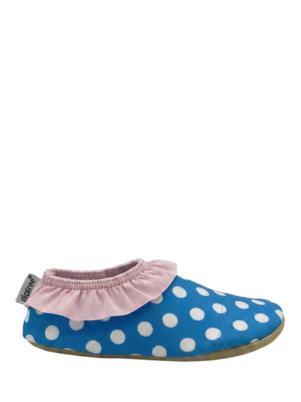 Slipfree Kids' Dotty Shoes, Blue Multi, Blue Multi