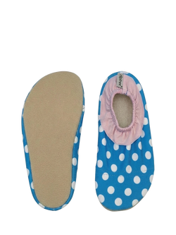 Slipfree Kids' Dotty Shoes, Blue Multi - view 2, Blue Multi
