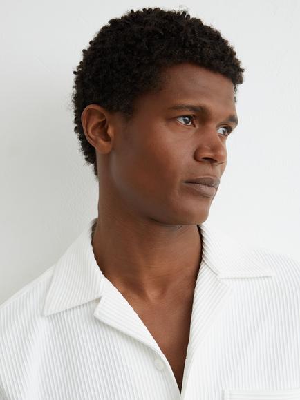 Reiss Odessa Cuban Collar Shirt - view 2, White