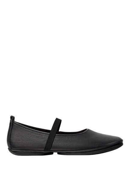 Camper Right Nina Leather Mary Janes, Black, Black