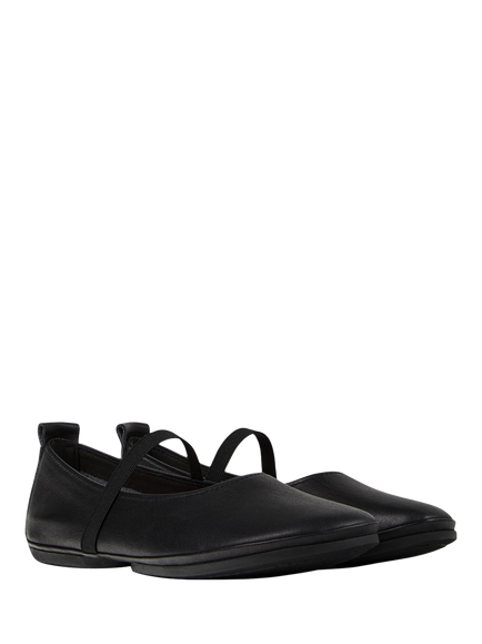 Camper Right Nina Leather Mary Janes, Black - view 2, Black