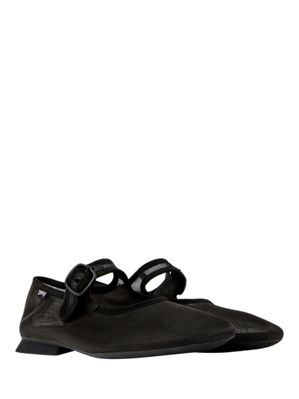 Camper Casi Myra Mesh Mary Janes, Black - view 2, Black