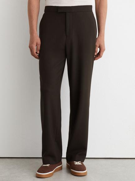 Reiss Found Straight Trousers, Brown, Brown