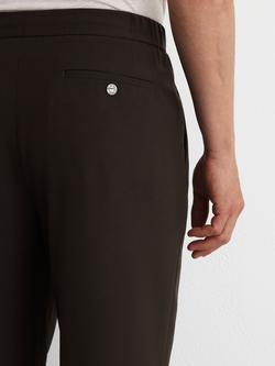 Reiss Found Straight Trousers, Brown - view 2, Brown