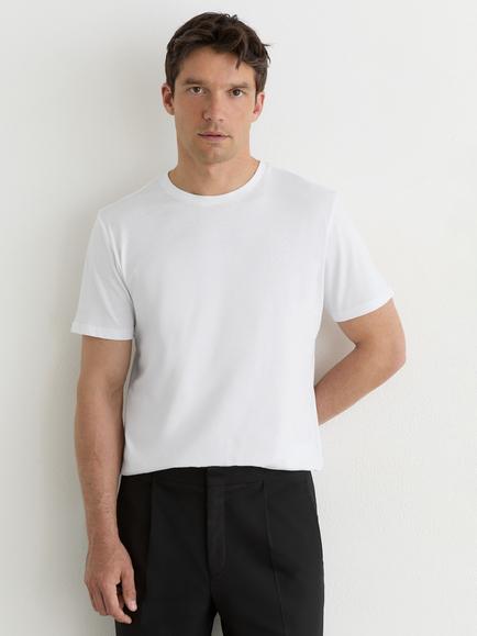 Reiss Cotton Crew Neck T-Shirt, Pack of 3, White/Navy/Black - view 2, White/Navy/Black